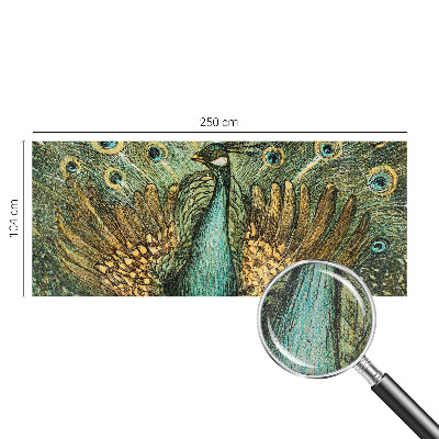 Självhäftande fotovägg Majestätisk påfågel