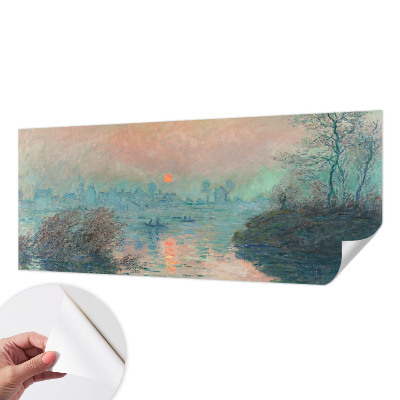 3D fototapet med motiv av en atmosfärisk skymning