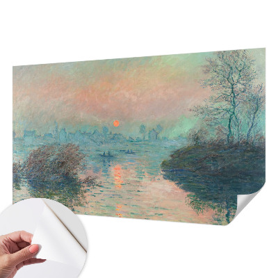 3D fototapet med motiv av en atmosfärisk skymning