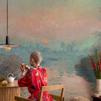 3D fototapet Atmosfärisk skymning