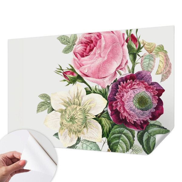 Fototapet för barn med motiv av en blombukett