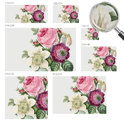 Fototapet för barn med motiv av en blombukett
