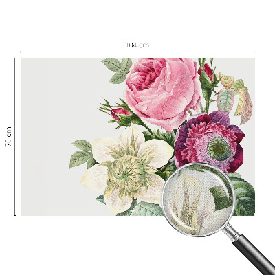 Fototapet för barn med motiv av en blombukett