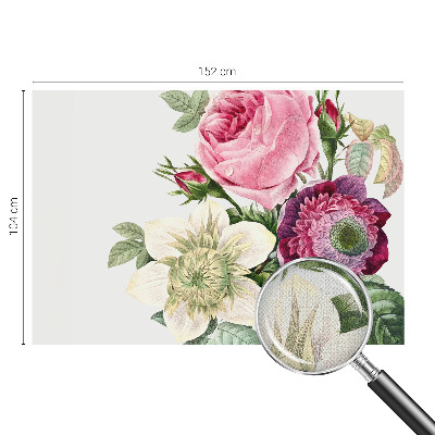 Fototapet för barn med motiv av en blombukett