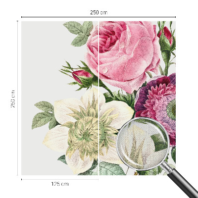 Fototapet för barn med motiv av en blombukett