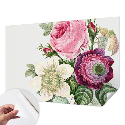 Fototapet för barn med motiv av en blombukett