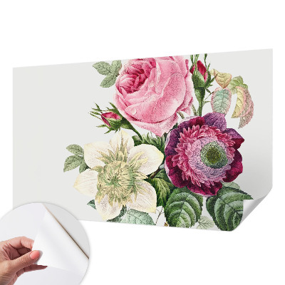 Fototapet för barn med motiv av en blombukett
