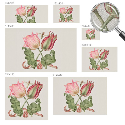 Fototapet barnrum Tulpanskönhet