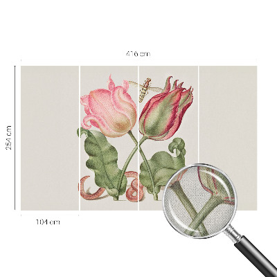 Fototapet barnrum Tulpanskönhet