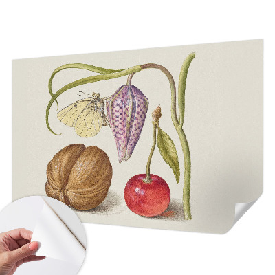 Självhäftande fotovägg Fjärilsväxt