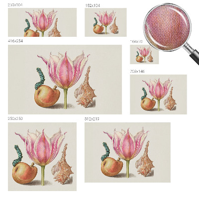 3D fototapet i en naturlig symbios