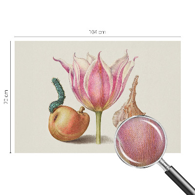 3D fototapet i en naturlig symbios
