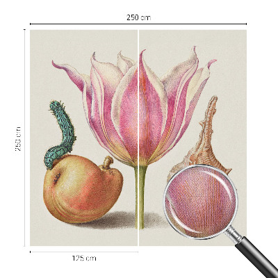 3D fototapet i en naturlig symbios