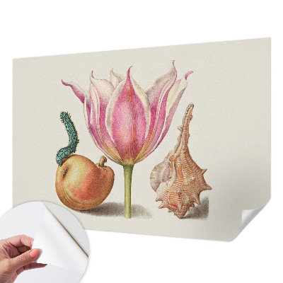 3D fototapet i en naturlig symbios