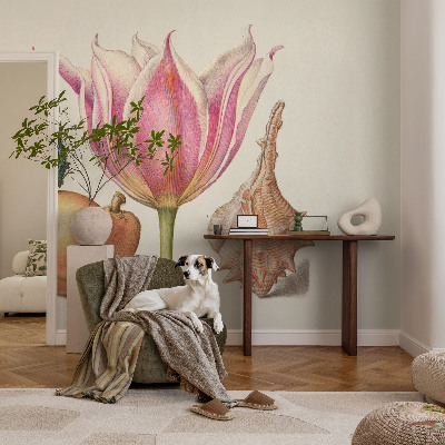 3D fototapet i en naturlig symbios