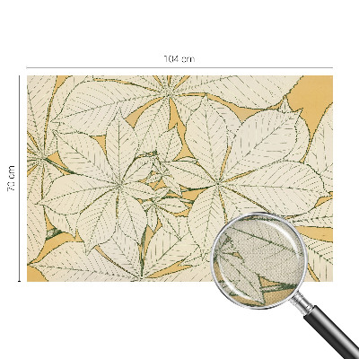 Fototapet barnrum Kastanjeblad