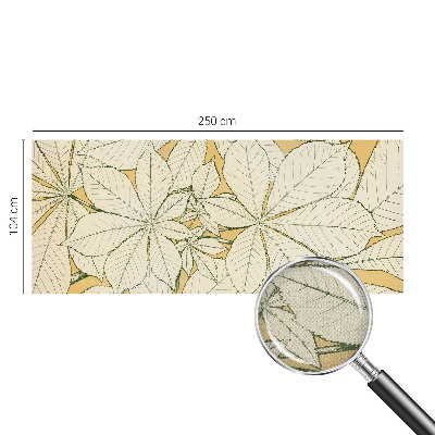 Fototapet barnrum Kastanjeblad