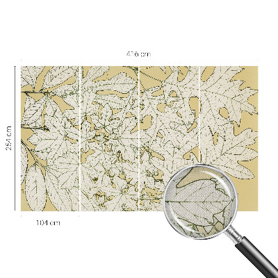 Fototapet barn Trädblad