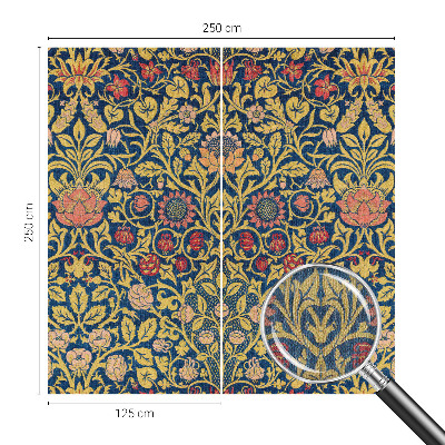 Fototapet för barn Blommönster