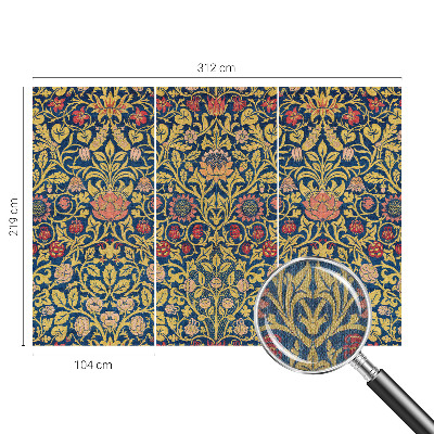 Fototapet för barn Blommönster