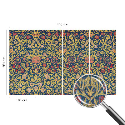 Fototapet för barn Blommönster