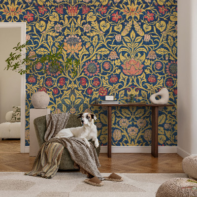 Fototapet för barn Blommönster