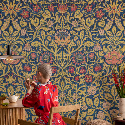 Fototapet för barn Blommönster