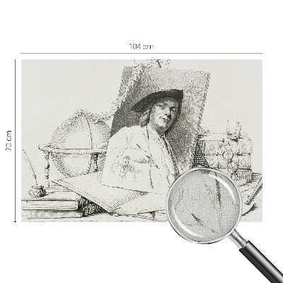 Peel and stick fototapet Konstnärligt porträtt