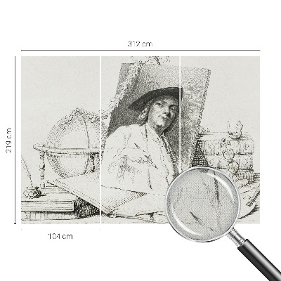 Peel and stick fototapet Konstnärligt porträtt