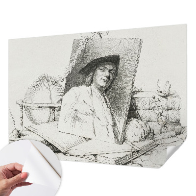 Peel and stick fototapet Konstnärligt porträtt