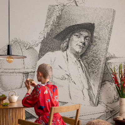 Peel and stick fototapet Konstnärligt porträtt