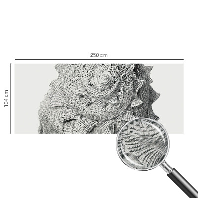 3D fototapet med motivet 