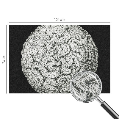 Självhäftande fotovägg Sfärisk struktur