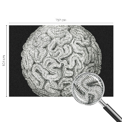 Självhäftande fotovägg Sfärisk struktur