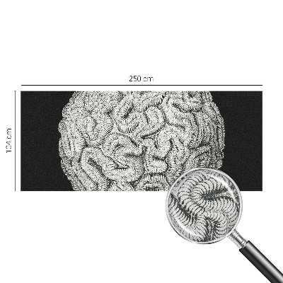 Självhäftande fotovägg Sfärisk struktur