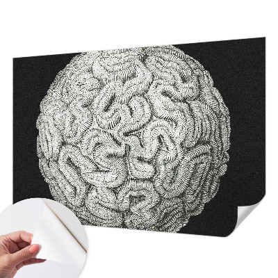 Självhäftande fotovägg Sfärisk struktur