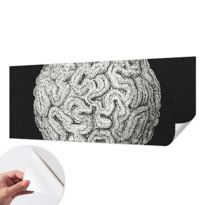 Självhäftande fotovägg Sfärisk struktur