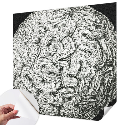 Självhäftande fotovägg Sfärisk struktur