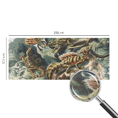 Fototapet barnrum Exotiska reptiler