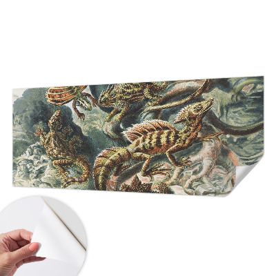 Fototapet barnrum Exotiska reptiler