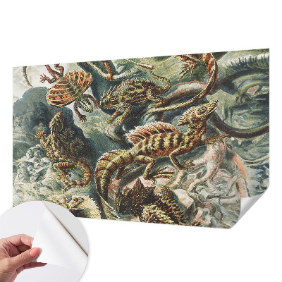 Fototapet barnrum Exotiska reptiler