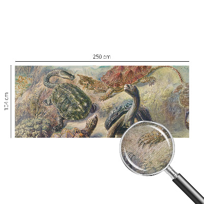 Självhäftande fotovägg Sköldpaddsfauna