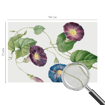 Självhäftande fototapet med floristisk elegans
