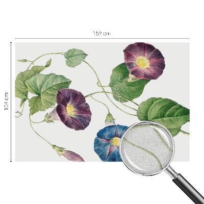 Självhäftande fototapet med floristisk elegans