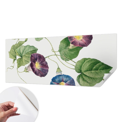 Självhäftande fototapet med floristisk elegans