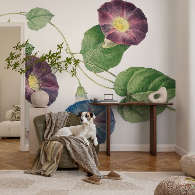 Självhäftande fototapet med floristisk elegans