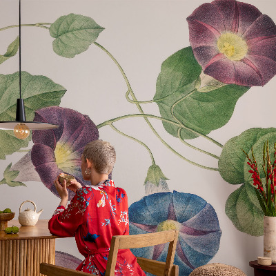 Självhäftande fototapet med floristisk elegans