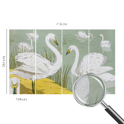 3D fototapet Svansjön