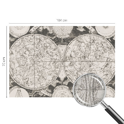 Fototapet barnrum Stjärnkarta