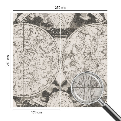 Fototapet barnrum Stjärnkarta